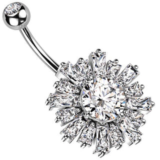Piercing Nombril Soleil Zircone