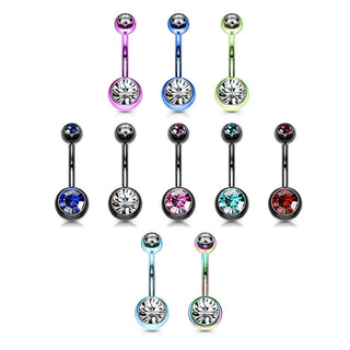 Piercing Nombril Bille Zircone