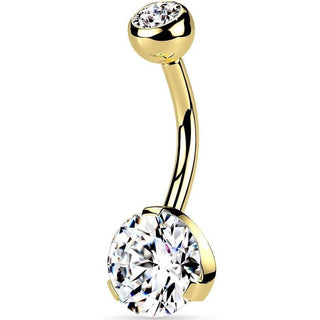 Piercing Nombril Bille Zircone