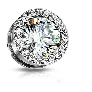 Plug Argent zirconien