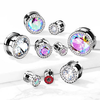 Plug Argent zirconien