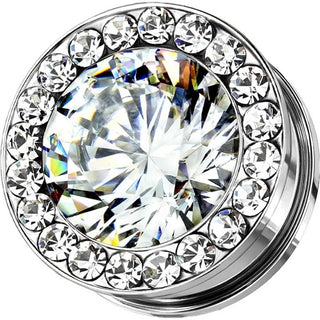 Plug Argent zirconien