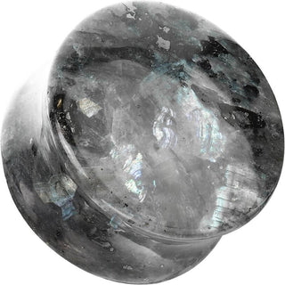 Plug labradorite naturelle double flare