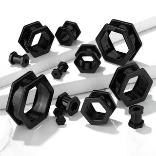 Écarteur Hexagone Noir