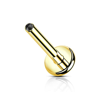 Base Labret Base Plat Filetage Interne