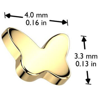 Titane Embout embout papillon Filetage Interne