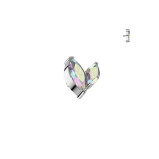Titane Embout embout zircone Filetage Interne