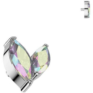Titane Embout embout zircone Filetage Interne