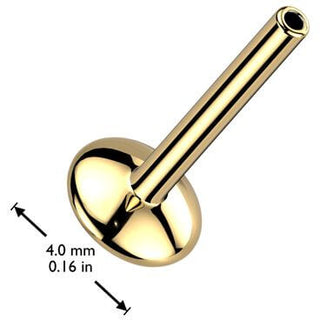 Titane Base base plat 4mm Enfoncer