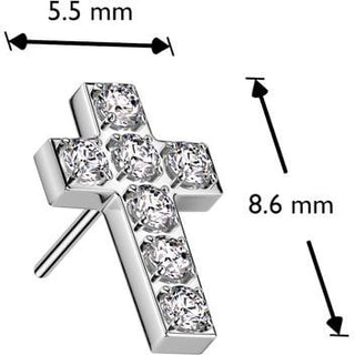 Embout embout croix Zircone  Enfoncer