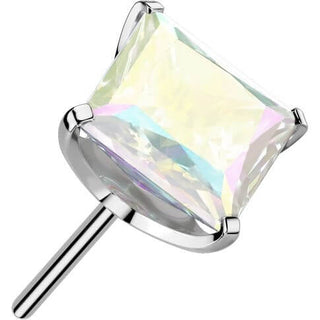 Titane Embout embout zirconium en forme de carré Enfoncer