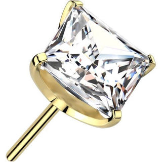 Titane Embout embout zirconium en forme de carré Enfoncer