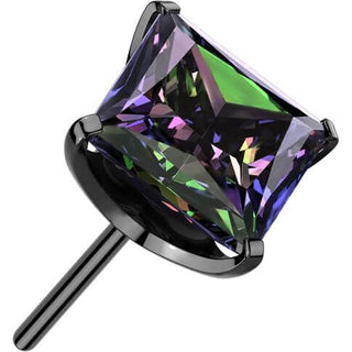 Titane Embout embout zirconium en forme de carré Enfoncer