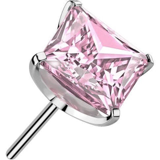 Titane Embout embout zirconium en forme de carré Enfoncer