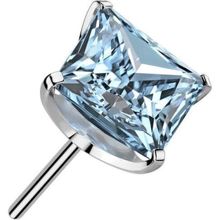 Titane Embout embout zirconium en forme de carré Enfoncer