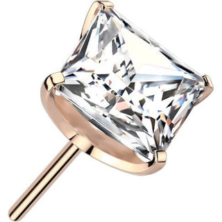 Titane Embout embout zirconium en forme de carré Enfoncer