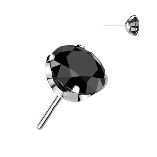 Titane Embout Embout Zircone Ronde Enfoncer