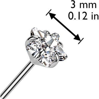 Titane Embout Embout étoile zircone Enfoncer