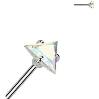 Titane Embout Embout triangle zircone Enfoncer