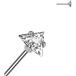 Titane Embout Embout triangle zircone Enfoncer
