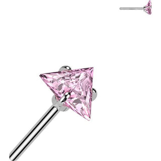 Titane Embout Embout triangle zircone Enfoncer