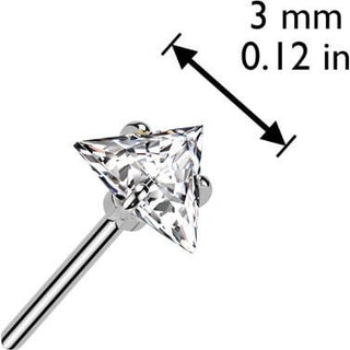 Titane Embout Embout triangle zircone Enfoncer