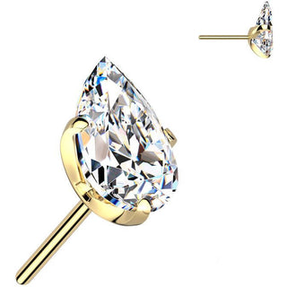 Titane Embout embout larme zircone Enfoncer