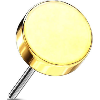 Titane Embout Embout Plat Rond Enfoncer