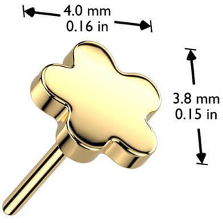 Titane Embout embout fleur Enfoncer