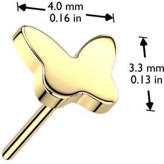 Titane Embout embout papillon Enfoncer