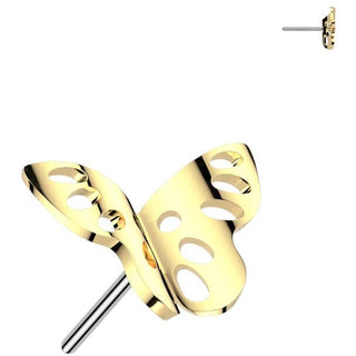 Titane Embout top papillon Enfoncer