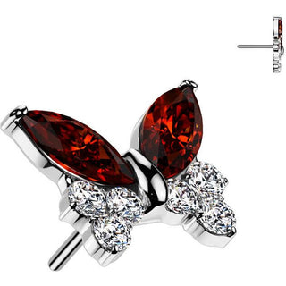 Titane Embout top papillon Enfoncer