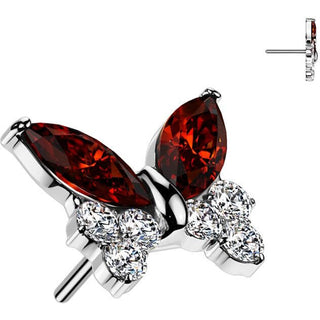 Titane Embout top papillon Enfoncer