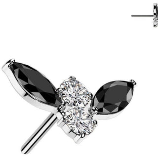 Titane Embout top batte zircone Enfoncer