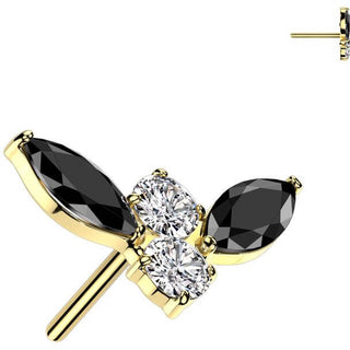 Titane Embout top batte zircone Enfoncer