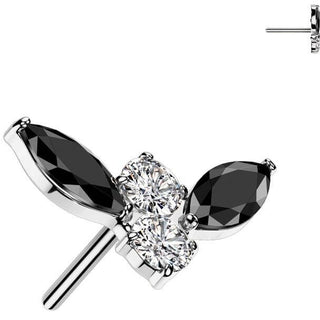 Titane Embout top batte zircone Enfoncer