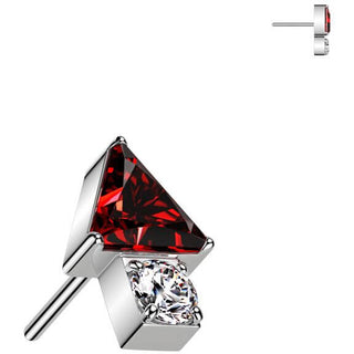 Titane Embout Embout flèche triangulaire zircone Enfoncer