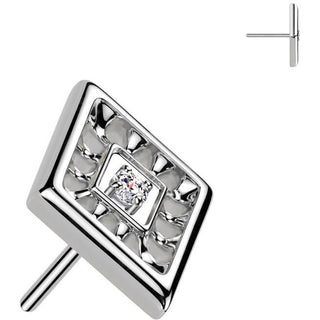 Titane Embout embout zircone taillée en diamant Enfoncer