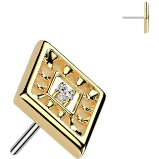 Titane Embout embout zircone taillée en diamant Enfoncer