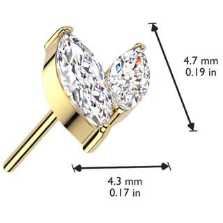 Titane Embout embout zircone Enfoncer