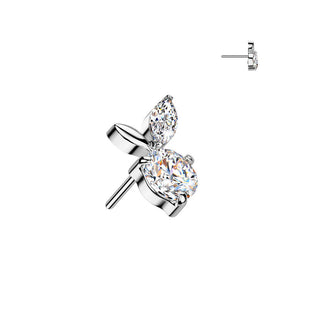 Titane Embout embout feuilles zircone Enfoncer