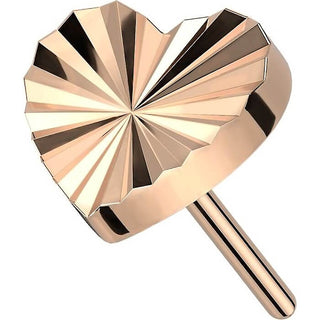 Titane Embout Embout Cœur Coupe Diamant Enfoncer
