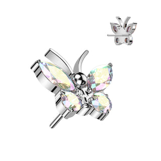 Embout Embout Papillon Zircone Enfoncer