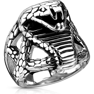 Anneau Argent Cobra
