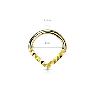 Anneau Chevron Cliqueur