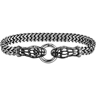 Bracelet tête de serpent