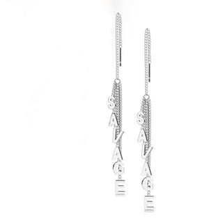 Boucle d'Oreille Pendentif Chaîne SAVAGE