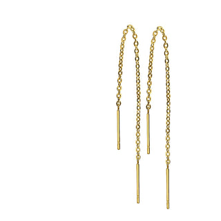 Boucle d'Oreille Pendentif Chaîne