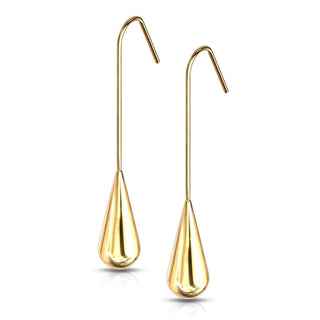 Boucle d'Oreille Pendentif Goute