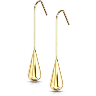 Boucle d'Oreille Pendentif Goute